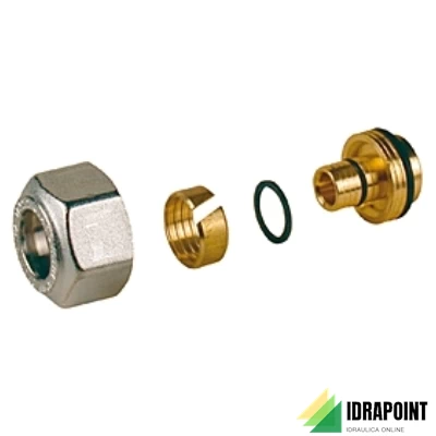 ADATTATORE TUBO MULTISTRATO PEX - Ø 16X(20X2,5) MM