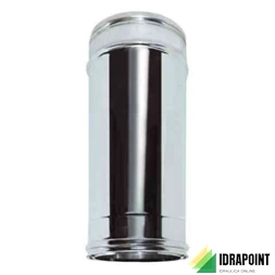 ELEMENTO DRITTO L. 500 MM AN ISO ARIA Ø 80/100 MM