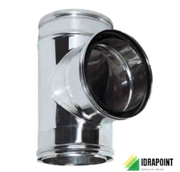 RACCORDO A TEE 90° AN ISO ARIA Ø 80/100 MM