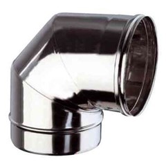 CURVA A 90° IN ACCIAIO INOX AN PLUS 60