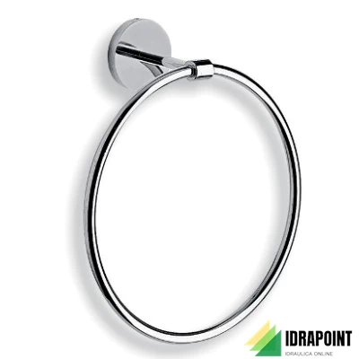 ANELLO PORTASALVIETTE IN OTTONE CROMATO - SERIE DUEMILA