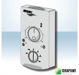 TERMOSTATO ELETTRONICO A MURO MOD. TX PER VENTILCOVETTORE FC