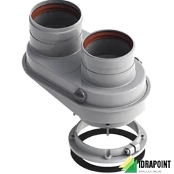 SDOPPIATORE DA Ø60/100 A Ø80/80 PER NEXT EVO X