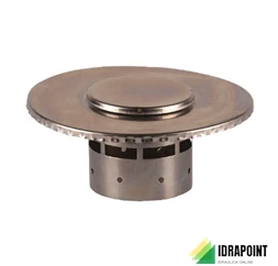 TERMINALE SCARICO FUMI VERTICALE INOX Ø 80 MM