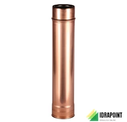 TUBO DOPPIA PARETE ISOLATA INOX/RAME Ø 80X250 MM