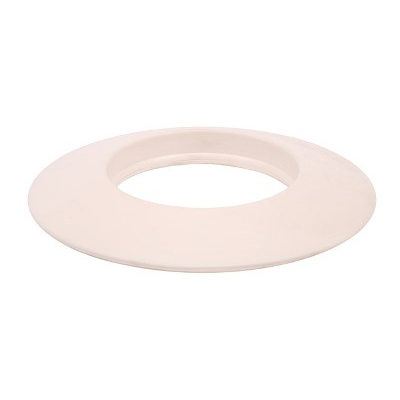 ROSONE COPRIMURO ALLUMINIO BIANCO Ø 100 MM