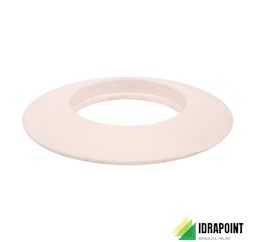 ROSONE COPRIMURO ALLUMINIO BIANCO Ø 60 MM