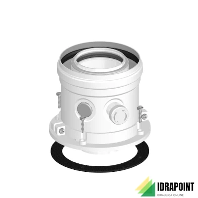 ATTACCO COASSIALE VERTICALE Ø 100/60MM