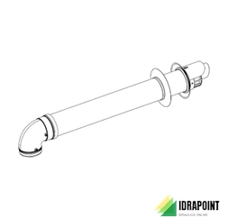 KIT TERMINALE ORIZZONTALE BERETTA Ø 60/100 MM