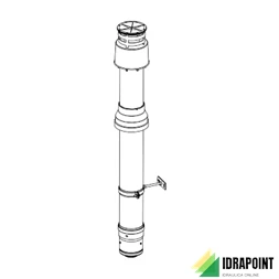 KIT TERMINALE VERTICALE BERETTA Ø 60/100 MM