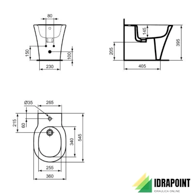 BIDET FILO PARETE CONNECT AIR