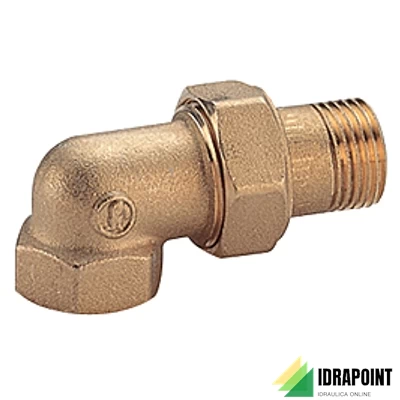 BOCCHETTONE OTTONE CURVO Ø 1.1/2