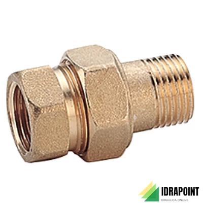 BOCCHETTONE OTTONE DRITTO Ø 3/4