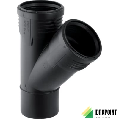 BRAGA A 45° PP SILENT Ø 110X40 MM