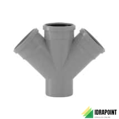 BRAGA DOPPIA A 67° INNESTO Ø 110X50 MM