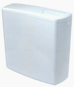 CASSETTA ESTERNA TWICO DOPPIO TASTO CON TUBO 9 LT BIANCO