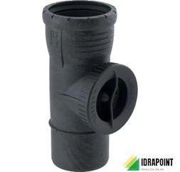 BRAGA ISPEZIONE 45° TONDA SILENT-PRO - Ø 110 MM