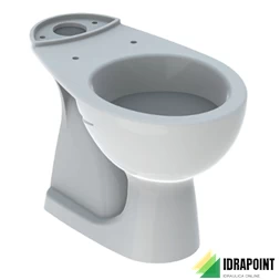 VASO DUO SCARICO A PAVIMENTO - SERIE COLIBRI' BIANCO