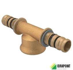 TE A COMPRESSIONE FEMMINA - Ø 16X1/2X16 MM