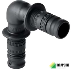 GOMITO DOPPIO A 90° A COMPRESSIONE - Ø 26X26 MM