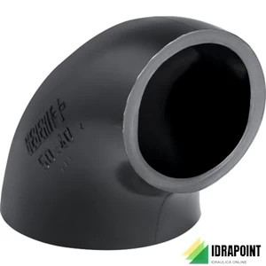 CURVA 90° RIDOTTA IN PE - Ø 50X40 MM