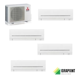 QUADRISPLIT MXZ-4F72VF + 4 MSZ-AP25VGK