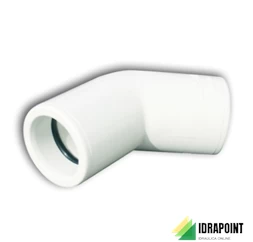 CURVA 45° PER TUBO SCARICO CONDENSA TCR21