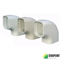 CURVA PIANA PVC PER CANALINA NEWLINE 78X68 MM CP72