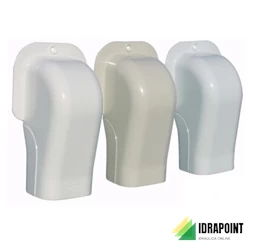 TERMINALE A MURO PVC PER CANALINA NEWLINE 78X68 MM TM72