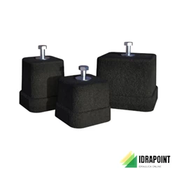 SUPPORTO A PAVIMENTO PER UNITA' ESTERNE SPK 100 70X70X60 MM