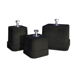 SUPPORTO A PAVIMENTO PER UNITA' ESTERNE SPK 100 70X70X60 MM