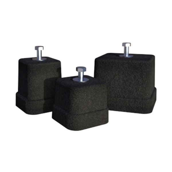 SUPPORTO A PAVIMENTO PER UNITA' ESTERNE SPK 100 70X70X60 MM