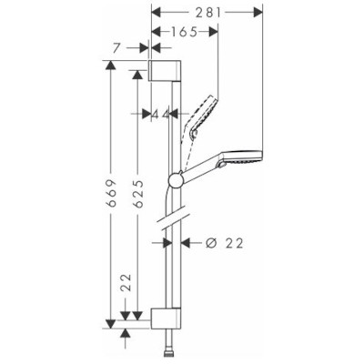 SALISCENDI CROMETTA VARIO 65 CM 265324