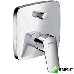 MISCELATORE INCASSO DOCCIA CON DEVIATORE - SERIE LOGIS