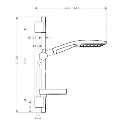 SALISCENDI RAINDANCE E 150 CM. 90