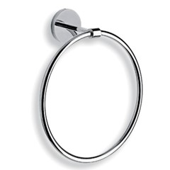 ANELLO PORTASALVIETTE IN OTTONE CROMATO - SERIE DUEMILA