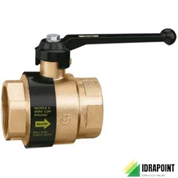 VALVOLA A SFERA A LEVA CON RITEGNO BALLSTOP Ø 1.1/4