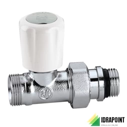 VALVOLA TERMOSTATIZZABILE CROMATA DIRITTA X RAME Ø 3/8