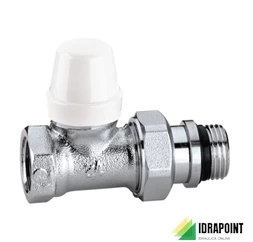 DETENTORE DIRITTO CROMATO TUBO FERRO Ø 3/8