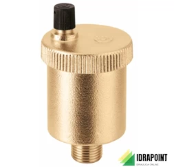 VALVOLA AUTOMATICA SFOGO ARIA MINICAL IN OTTONE Ø 3/8