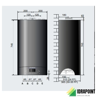 CALDAIA ALTEAS ONE NET 24 A METANO