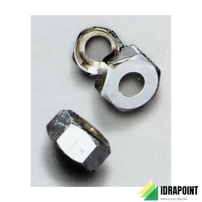 CALOTTA ESAGONALE CROMATA Ø 1