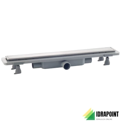 CANALINA ACCIAIO INOX 70X6CM H 6CM IN ABS PIASTRELLABILE