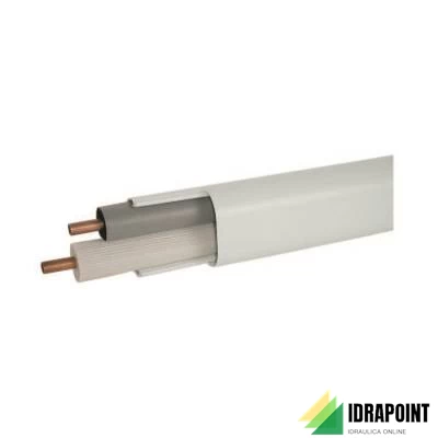 CANALINA PVC EFFE LINE IN BARRA DA 2 MT - 77X67 MM