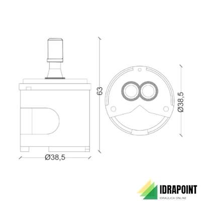 CARTUCCIA ZUCCHETTI 818000PBZV N.10 RIF. R9734P