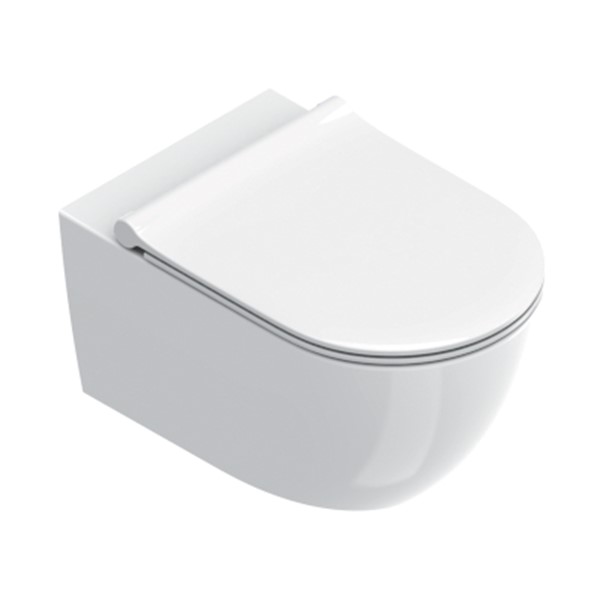 SFERA VASO SOSPESO S/BRIDA 55X35X28 CM BIANCO SATINATO