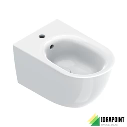 SFERA BIDET SOSPESO MONOFORO 55X35X28 CM BIANCO LUCIDO
