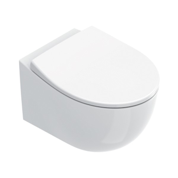 ITALY VASO SOSPESO S/BRIDA 52X37X28 CM BIANCO LUCIDO