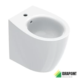 ITALY BIDET MONOFORO FILO PARETE 52X37X41 CM BIANCO LUCIDO