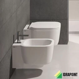 VASO SOSPESO SERIE CUBIKA BIANCO LUCIDO